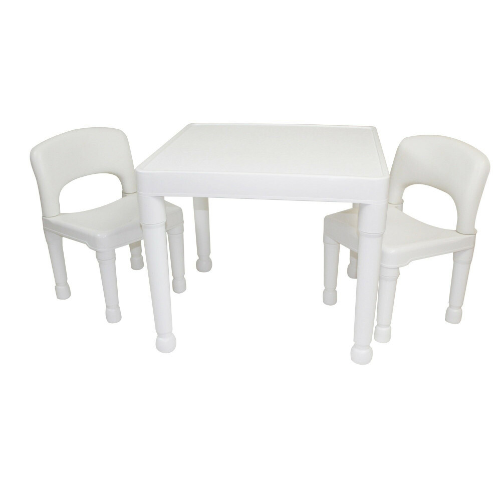 Children’s White Table & 2 Chairs Set Liberty House Toys (8809W