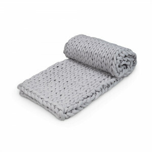 NAPPI Knitted Weighted Blanket - Light Grey