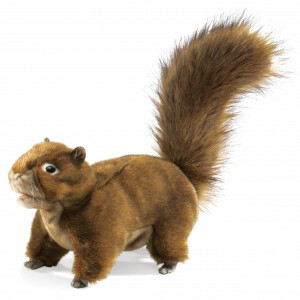 Red Squirrel Puppets - Hand puppet