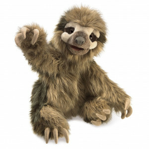 Three Toed Sloth Puppets- Hand puppet