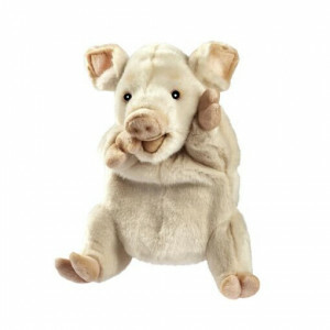 Pink Pig hand puppet cuddly toy 30 cm