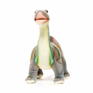Gray Brontosaurus cuddly toy dinosaur 45 cm
