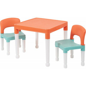 Children’s Multi-coloured Table & 2 Chairs Set - Liberty House Toys (8809UN)