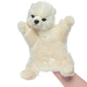White Polar Bear glove puppet cuddly toy 31 cm
