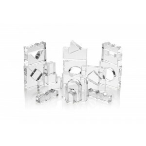 Clear Crystal Block Set