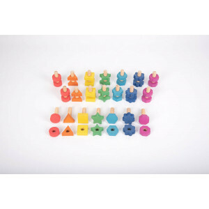 Rainbow Wooden Nuts & Bolts