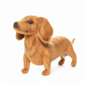 Cuddle Dog - Red-brown Dachshund - 34 cm - Lifelike - Plush Cuddles