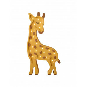 Wooden Night Light Giraffe - Magical LED Ambient Lighting with Dimmer and Timer - Perfect for Babies and Toddlers - Wall Lamp for the Bedroom and Nursery.