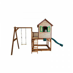 Wooden Playhouse Liam with some swing - AXI
