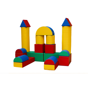 Soft Play mega foam building blocks set, 19-piece