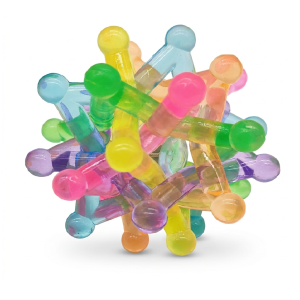 Flashing UV Knot Ball: Sensory LED Silicone Ball for Kids