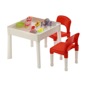 Multipurpose 6-in-1 Activity Table and 2 Chairs Set