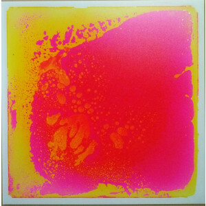 Liquid Floor Tile Pink / Yellow