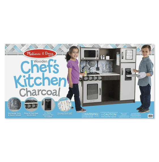 14010 Multi Coloured Chefs Kitchen-Charcoal Melissa & Doug 